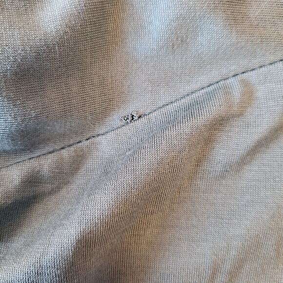 Barneys New York Womens Green 100% Silk Twist Waist Sleeveless Dress - Size M - Picture 7 of 8